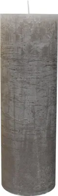 Produktbild von Kerzen Rustik Stumpen Basalt 25 x Ø 8 cm, 1 Stück