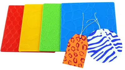 Produktbild von EDUPLAY 370095 Muster-Prägeplatten Tierfelle