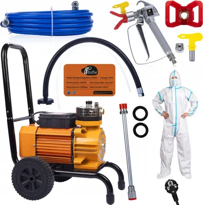 Immagine prodotto di Rosfix Verniciatrice Strong Blue Storm SBS03 3500W 22MPA 18L/min + Totale