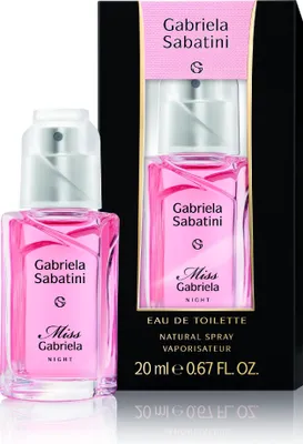 A product shot of a perfume bottle and its packaging.