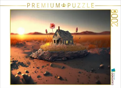 Produktbild von CALVENDO Puzzle Haus zur Abendsonne | 2000 Teile Lege-Größe 90x67cm Foto-Puzzle für glückliche Stunden
