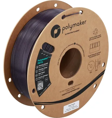 Productafbeelding van Polymaker PETG, donkerpaars, 1,75 mm, 1 kg
