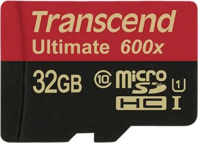 Produktbild von Transcend microSDHC MLC     32GB Class 10 UHS-I 600x + SD-Adapter