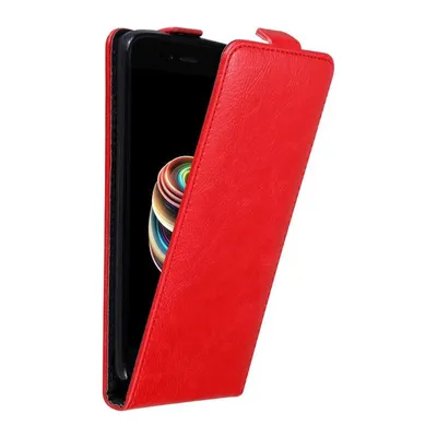 Image de Cadorabo Housse pour Xiaomi Mi A1 / Mi 5X Housse de protection en rouge Flip Etui Housse de téléphone portable Case Cover