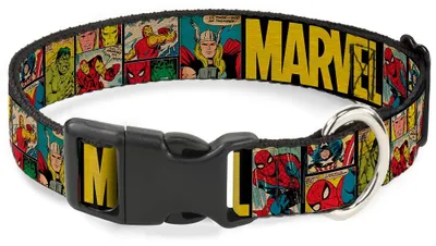Obrázek produktu pro Řemínek Buckle Down, délka 22,9–38,1 cm, náhrdelník, malý, s motivem Marvel Comics