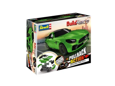 Image de Build 'n Race car 23153 - Mercedes-AMG GT R (verte) (1:43)