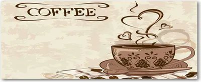 Produktbild von Tulup® Glas-Bild Wandbild aus Glas - 125x50 - Wandkunst - Wandbild hinter gehärtetem Sicherheitsglas - Dekorative Wand für Küche & Wohnzimmer - Sprüche - Aromatischer Kaffee - Braun