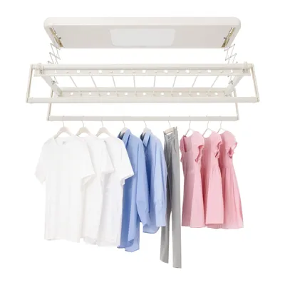 Image de Séchoir à linge électrique, séchoir à linge avec télécommande, séchoir à linge électrique avec éclairage