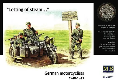 Produktbild von Master Box Ltd. German Motorcyclists 1940-42  2333539