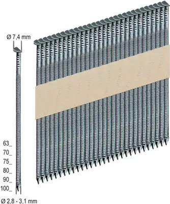 Produktbild von Halbkopfnägel Prebena PR31/100BKRI 3000 St.