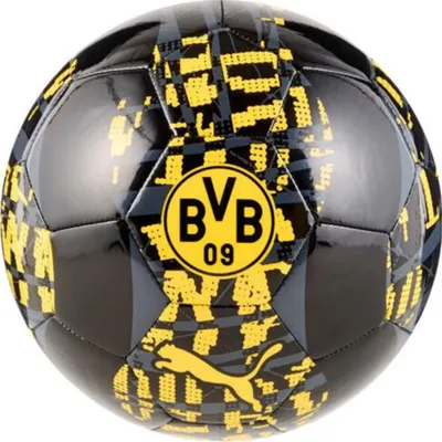 Produktbild von Puma BVB Prematch Ball PUMA Black-Faster Yellow 5