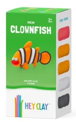Zdjęcie produktu dla Glinka modelarska HEY CLAY Clownfish - Błazenek (Nemo)