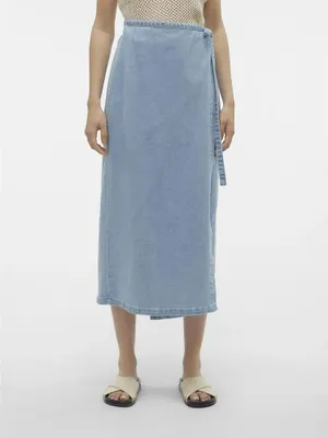 Produktbild von Vero Moda Zinnia Midirock Blau S Damen Blau S