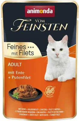 Produktbild von Animonda vom Feinsten Cat Adult Ente & Putenfilet 85g