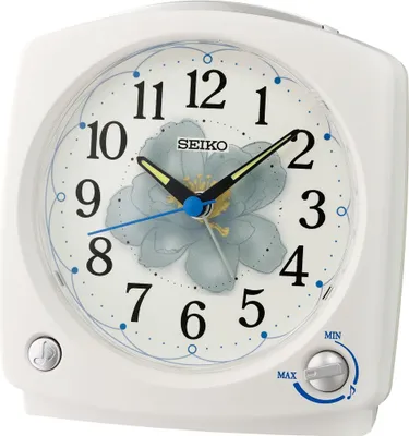Image de Seiko QHP012W Réveil avec chant d'oiseau blanc