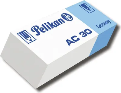 Produktbild von Pelikan 606079 Radiergummi Kunststoff Weiß 30 Stück(e)