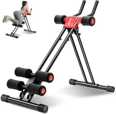 Produktbild von Famanu Bauchmuskeltrainer für Zuhause - Faltbar, bis 120 kg