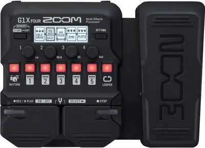 Immagine prodotto di Zoom G1X FOUR, pedale d'espressione per chitarra con effetto nero