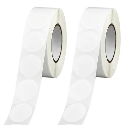 Image de Étiquettes rondes autocollantes, diamètre 25 mm, 2000 pièces