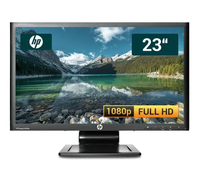 Produktbild von HP Compaq LA2306x 23 Zoll Full HD Bildschirm TFT Monitor - DisplayPort - DVI-D - VGA - 1920x1080 Pixel - Schwarz