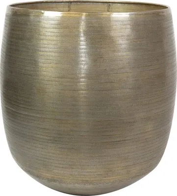 Produktbild von Ter Steege Blumentopf Aluminium Gold D 50 cm H 47 cm