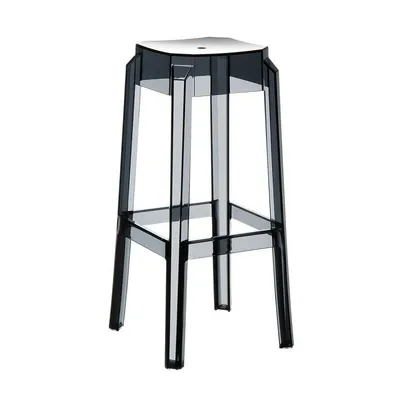 Produktbild von CLP 2er Set Barhocker Fox aus hochwertigem Kunststoff schwarz