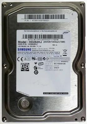 Produktbild von 250GB HDD Samsung HD252HJ SATA ID13377