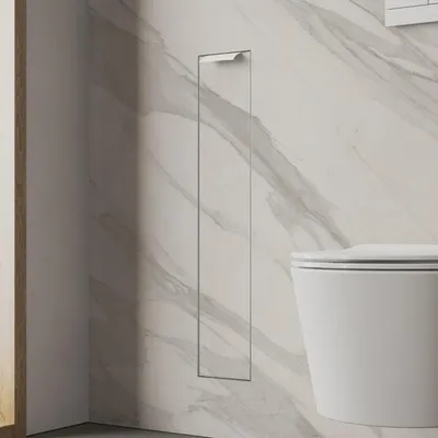 Obrázok produktu pre Kronenbach, modul pre podomietkové WC, rozmery 15,4 x 80,3 cm, otváranie dverí z ľavej strany