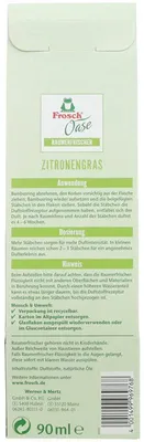 Produktbild von FROSCH Oase Raumduft Zitronengras 90ml