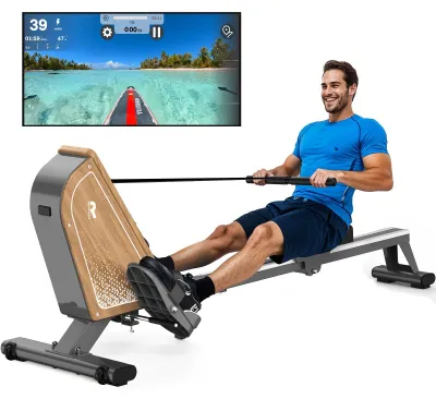 Produktbild von Rudertrainer - Rudermaschine - Rudergerät - Fitnessgerät - Heimtrainer - Magnetischer Widerstand