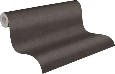 Zdjęcie produktu dla A.S. Creation Titanium 3 | 381975 | Tapeta flizelinowa jednokolorowa | 0,53 m x 10,05 m | Czarna