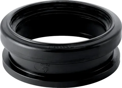 Produktbild von Geberit GE PE Steckmuffe für Wand, verkürzt, d 90/90mm, mit Dichtung, 366941, 1 Stk.