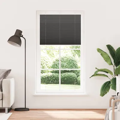 Obrázok produktu pre vidaXL Plisovaná roleta čierna 110x200 cm šírka látky 109,4 cm polyester