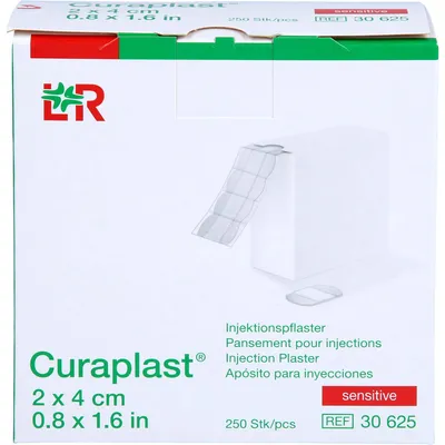 Produktbild von CURAPLAST INJEKTIONSPFLASTER SENSITIV 2X4CM, 250 St PFL