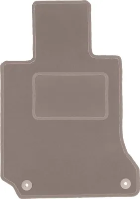 Produktbild von Fahrerfußmatte Velours beige passend für Mercedes C W204 (2007-2014, Limousine, Kombi, Coupé) – mit Befestigungen – passgenau