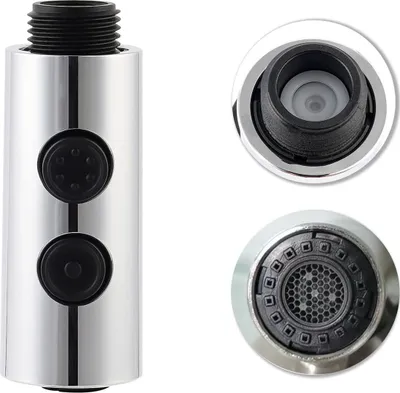 Produktbild von INF Ausziehbarer Küchenarmaturkopf - ABS-Sprühaufsatz Silber
