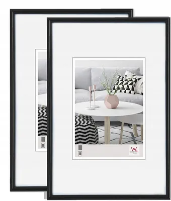 Produktbild von Walther design Fotorahmen für ein Bild 30x20 cm Schwarz 2er Set
