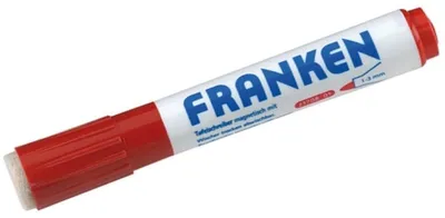 Image de FRANKEN Z1708 01 FRANKEN KombiMarker® Whiteboard-Marker rot 1,0 - 3,0 mm, 1 St.