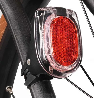 Zdjęcie produktu dla Lampa tylna LED Secula E firmy Busch & Müller do montażu na rozpórce, czarna