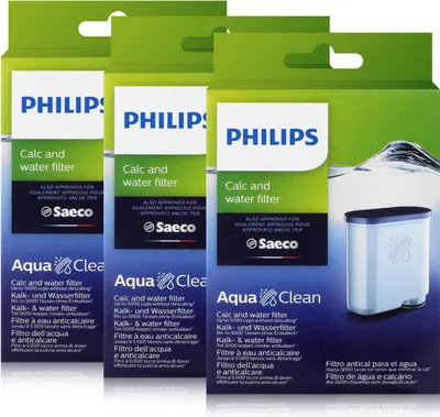 Produktbild von Philips CA6903/10 AquaClean Wasserfilter für Saeco Philips Automaten (3er Pack)