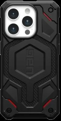 Produktbild von Urban Armor Gear Monarch Pro, Cover, Apple, iPhone 15 Pro, 15,5 cm (6.1"), Schwarz