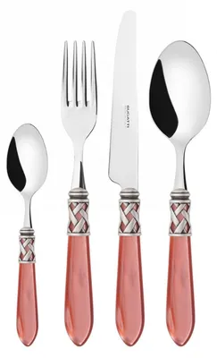 Immagine prodotto di ALADDIN Ghiera Argento Anticato, Posate Set 24 Pz, Scatola Gallery, Casa Bugatti
