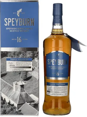 Produktbild von Speyburn 16 Years Old Speyside Single Malt TRAVEL EXCLUSIVE 43% Vol. 1l in Geschenkbox
