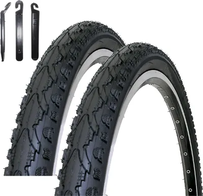 Produktbild von Angebot-Set / 2 x Kenda K-935 20" Fahrradreifen Fahrradmantel in Schwarz 47-406 (20 x 1.75) inkl. 3 Reifenheber