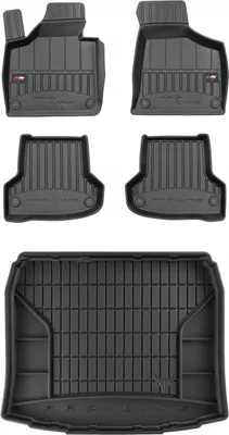 Obrázok produktu pre 3D SET rohože a rohož do batožinového priestoru Audi A3 8P hatchback 2003-2013