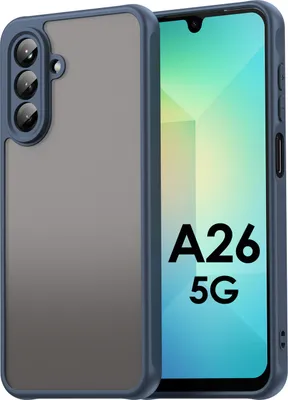 Produktbild von Handyhülle für Samsung Galaxy A26 Matt Stoßfest Schutzhülle Back cover in Blau