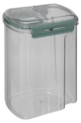 Produktbild von Luftdichte Vorratsdose, 3,5 Liter, mit Datumsanzeige und Ausgießdeckel, Marke Five® - Transparent - Luftdicht | Mit Deckel | Stapelbar | BPA-frei