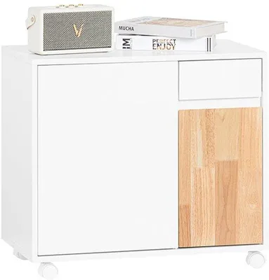 Produktbild von Famanu Archivschrank mit Schublade und Türen - Weiß-Braun
