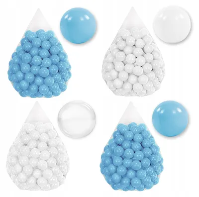 Produktbild von Bälle Für Bällebad 7 cm - 200 Stück - Bunte Babybälle Plastikbälle Baby Spielbälle | TUPPI