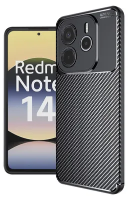 Obrázek produktu pro Techsuit CarbonFiber Kryt pro Xiaomi Redmi Note 14 4G – černý